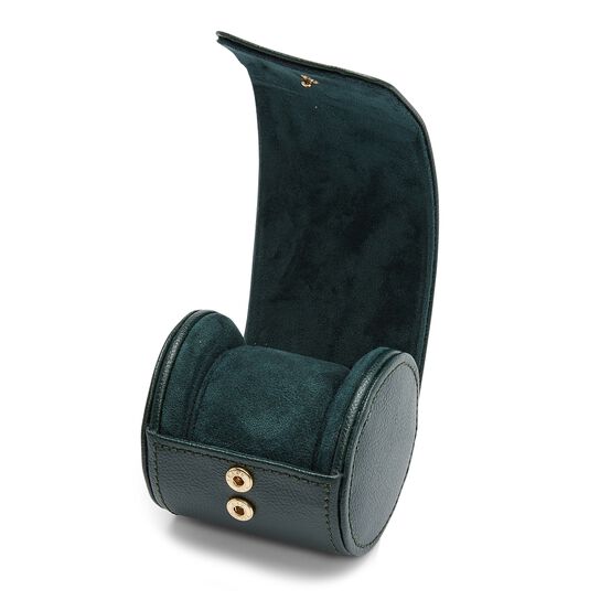 WOLF British Racing Green 1 Piece Watch Roll - Open image number 2