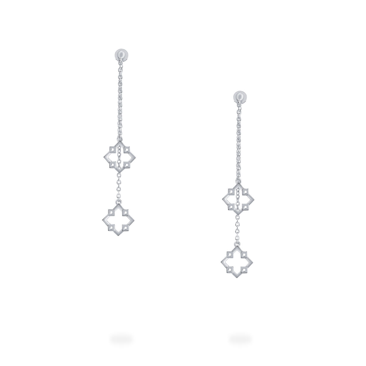 Birks Muse Double Monogram Earrings image number 1