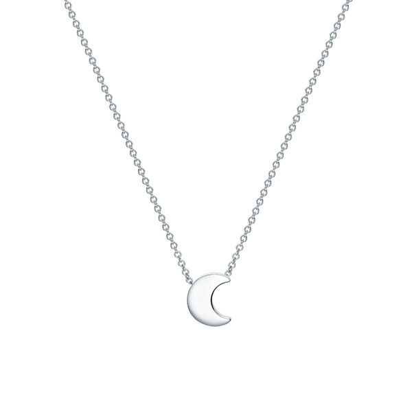 Pendentif lune en argent pour enfants
