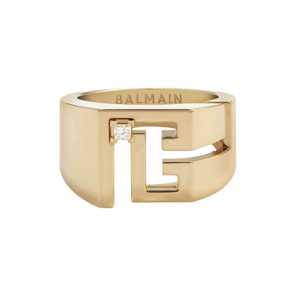 Bague Labyrinth PB en or jaune et diamant