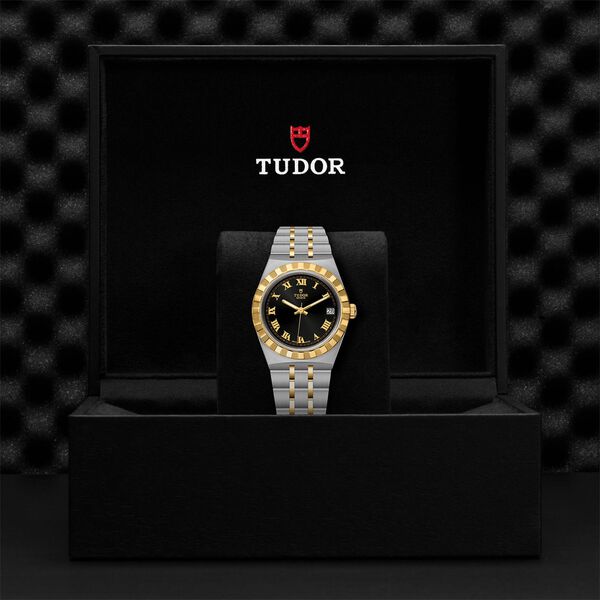 TUDOR Royal Automatic 34 mm Yellow Gold, Stainless Steel and Diamond