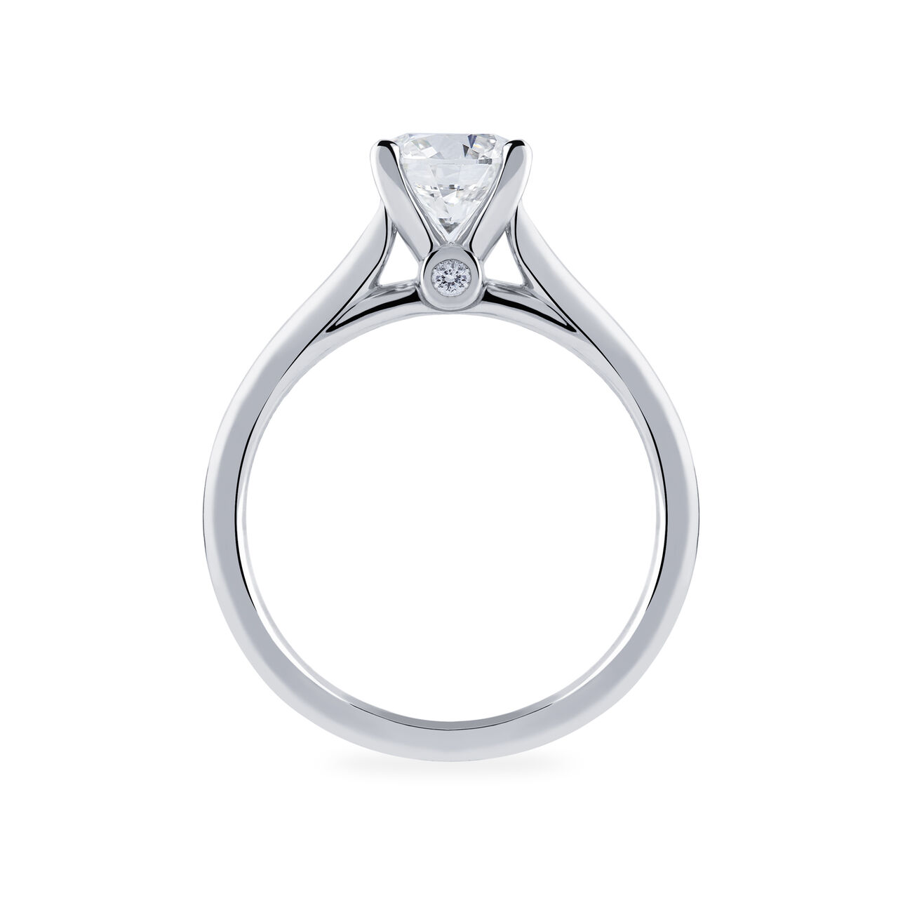 bijoux birks 1879 round solitaire diamond engagement ring  image number 2