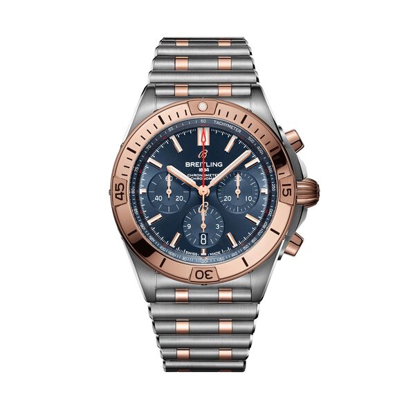 Chronomat B01 Automatic Chronograph 42 mm Stainless Steel and Red Gold