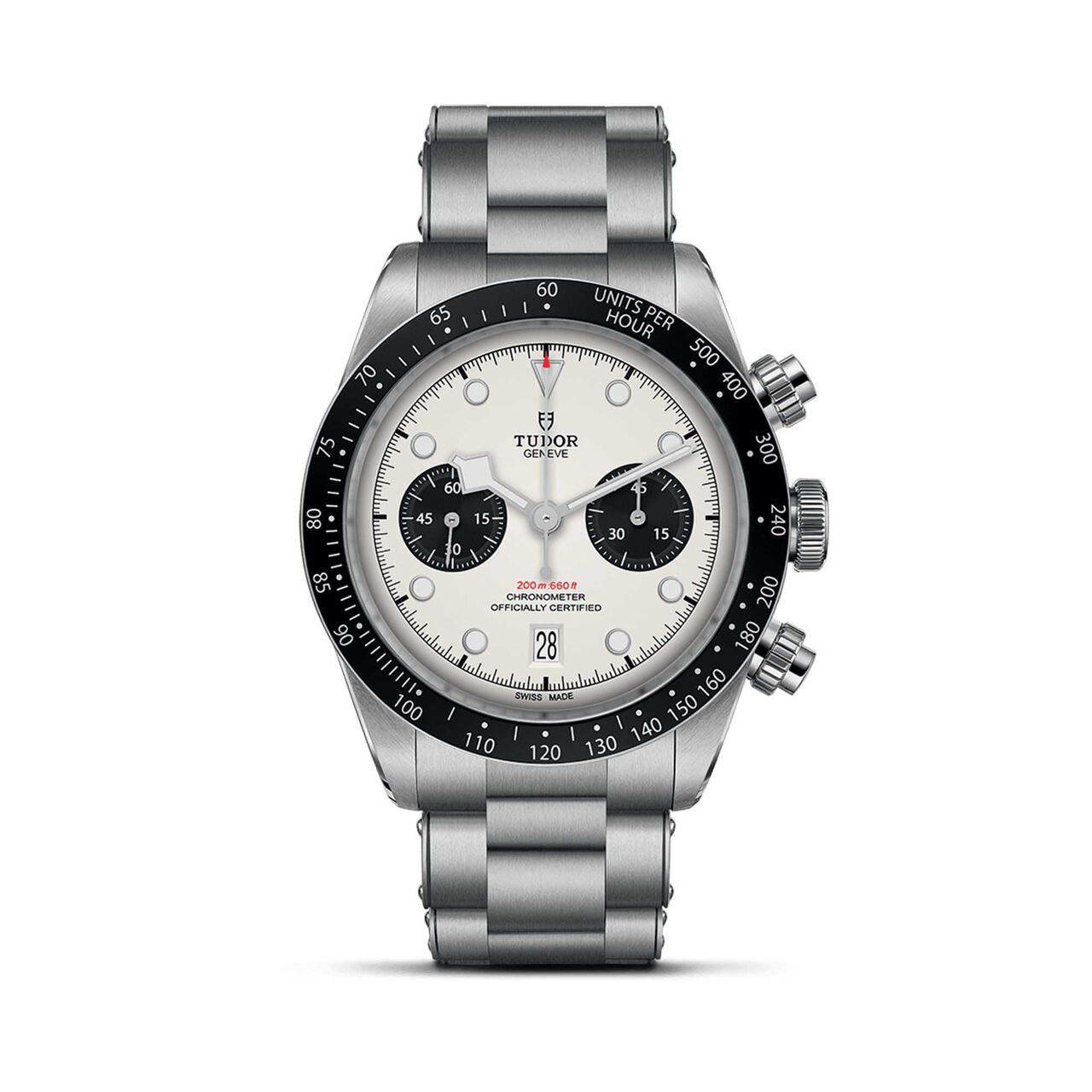 Tudor Black Bay Chrono 41Mm Steel Case Steel Bracelet Opaline Dial With Black Counters image number 0