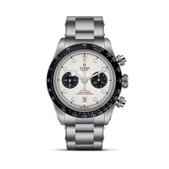 Tudor Black Bay Chrono 41Mm Steel Case Steel Bracelet Opaline Dial With Black Counters image number 0