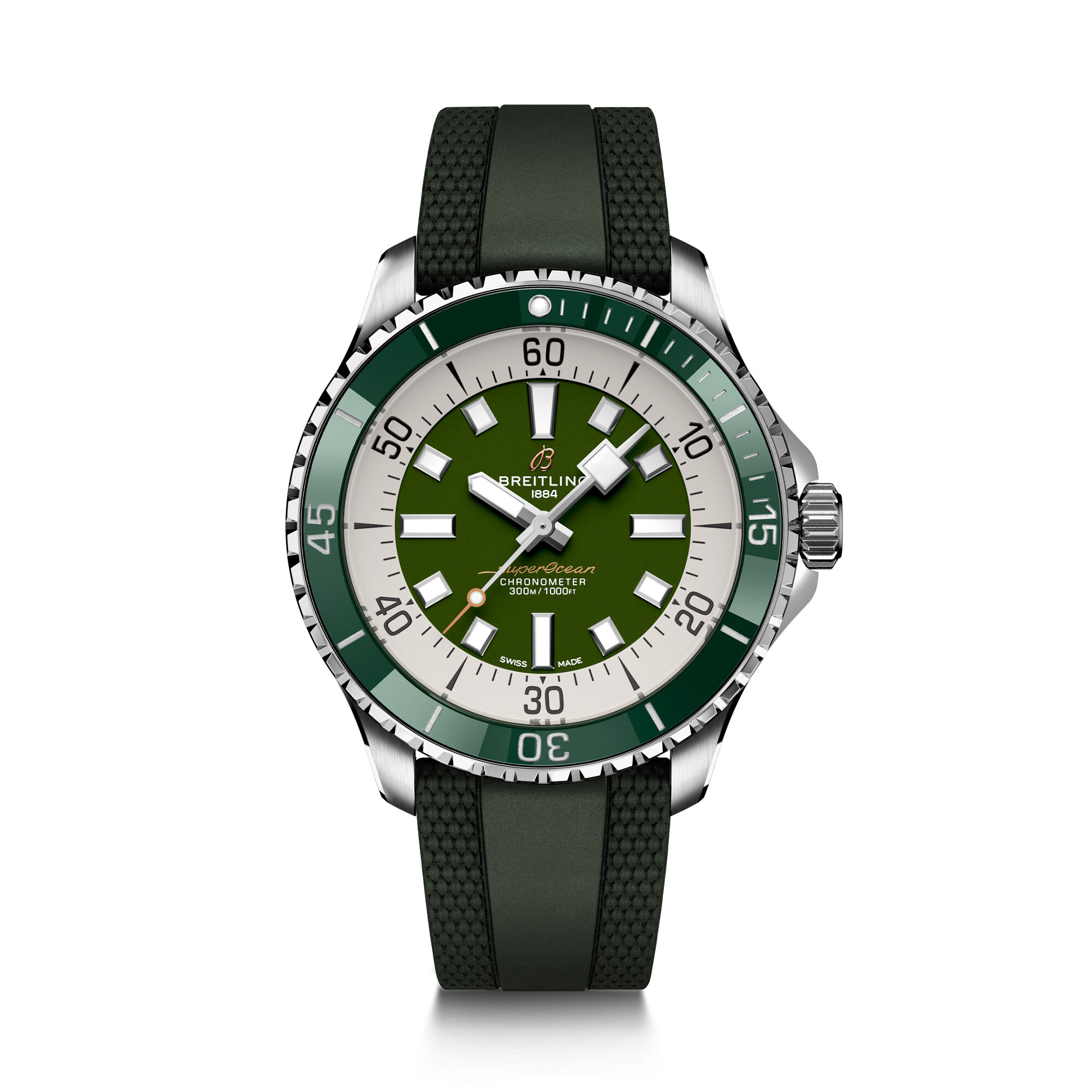 Breitling sales green bezel