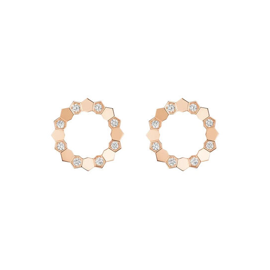 Chaumet Bee de Chaumet Rose Gold and Diamond Stud Earrings 85971 image number 0