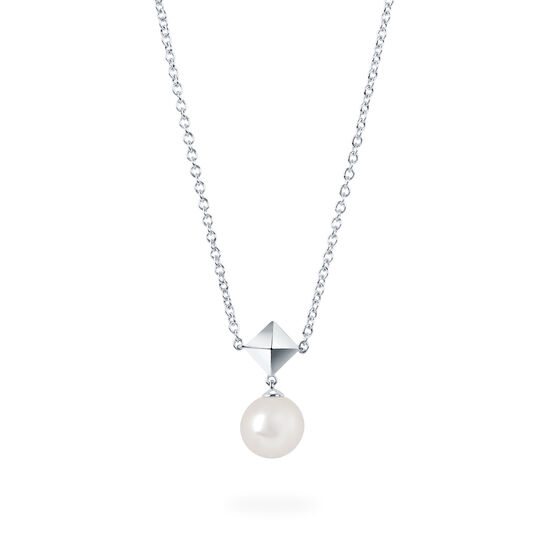 bijoux birks rock pearl freshwater pearl and stud drop pendant image number 0