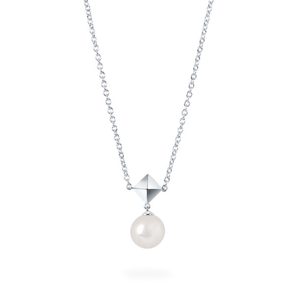 Freshwater Pearl and Stud Drop Pendant