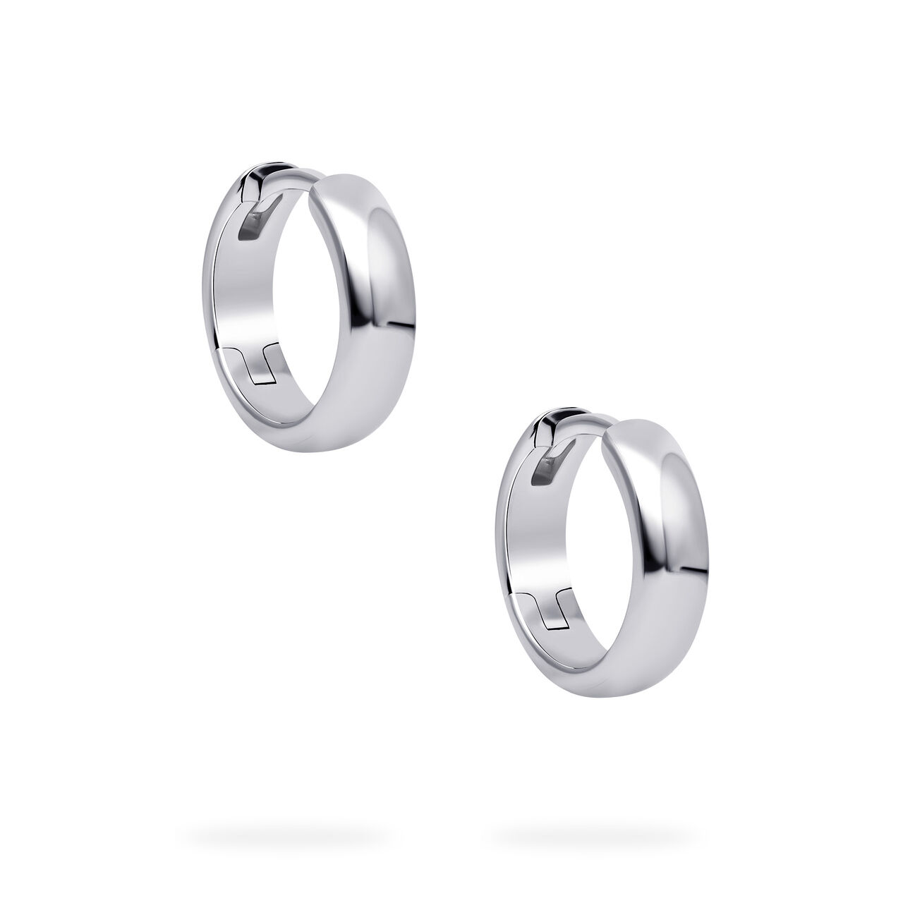 Birks Essentials Sterling Silver 13 mm Huggie Earrings image number 1