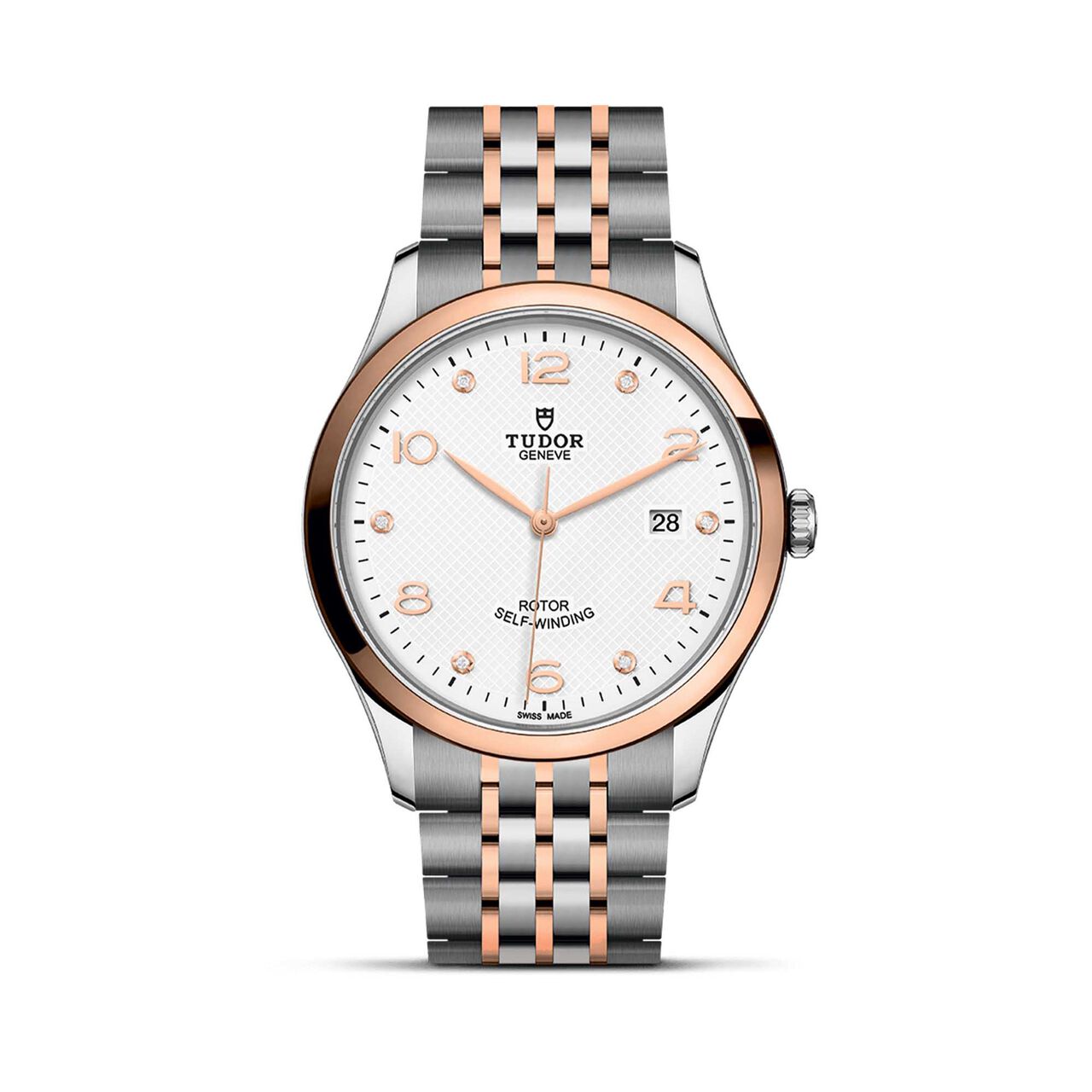 Tudor 1926 41Mm Steel Case White Diamond - Set Dial Steel And Rose Gold Bracelet image number 0