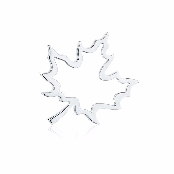 Feuille d’érable en argent sterling