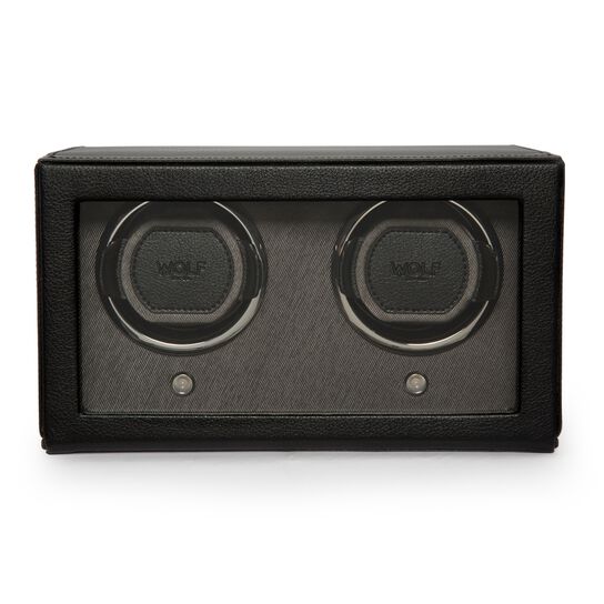 WOLF Cubs Black 2 Piece Watch Winder with Cover image number 0