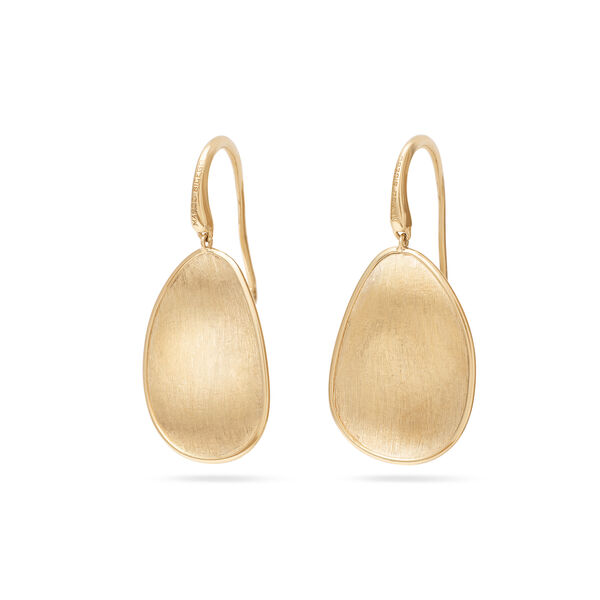 Boucles d'oreilles Lunaria en or jaune, moyen modèle