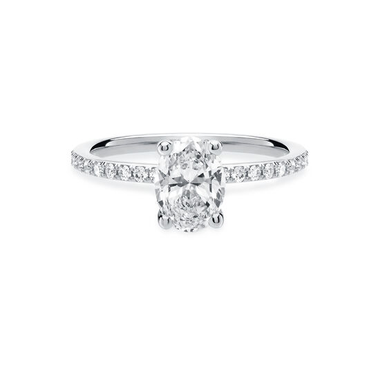 birks-rosee-du-matin-oval-diamond-engagement-white-gold- ring-front image number 0
