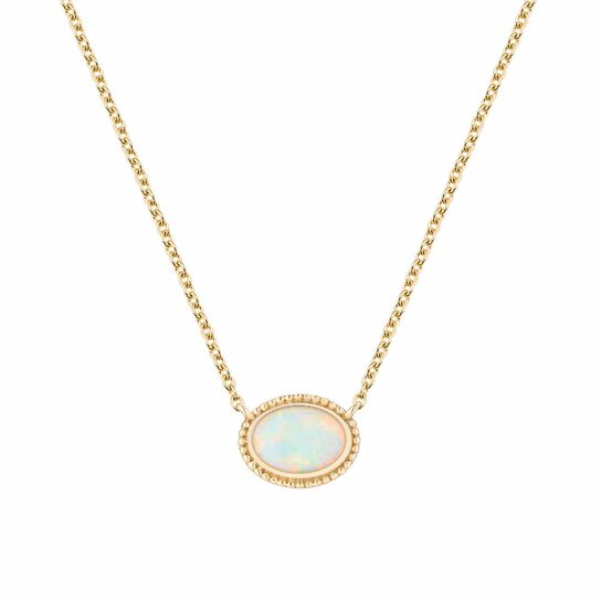 bijoux birks essentials opal pendant image number 0