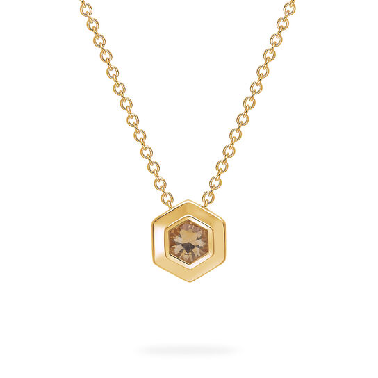 Birks Bee Chic Yellow Gold Birthstone Pendant, Citrine image number 0
