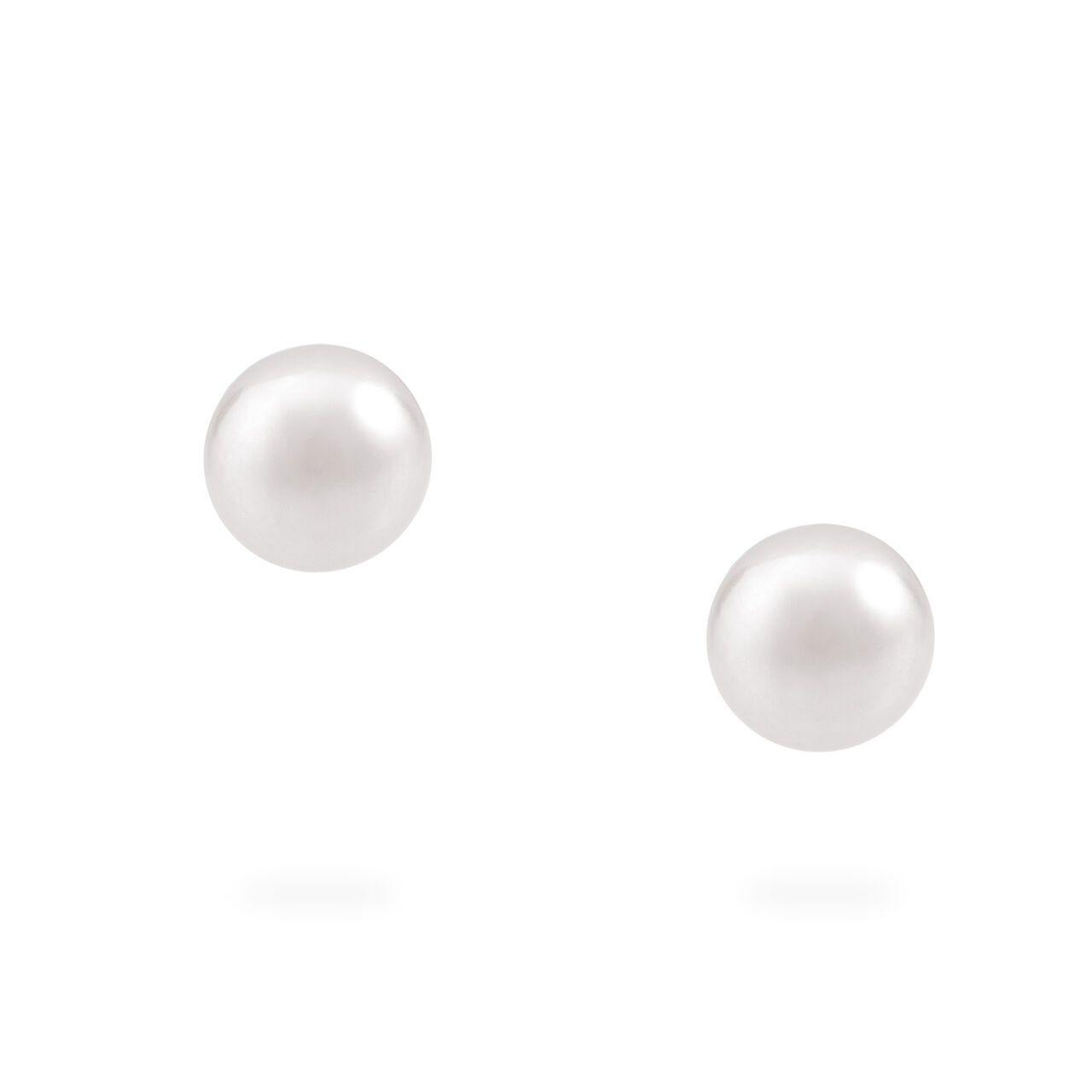 Birks Essentials Silver 8-9 MM Pearl Earrings image number 1