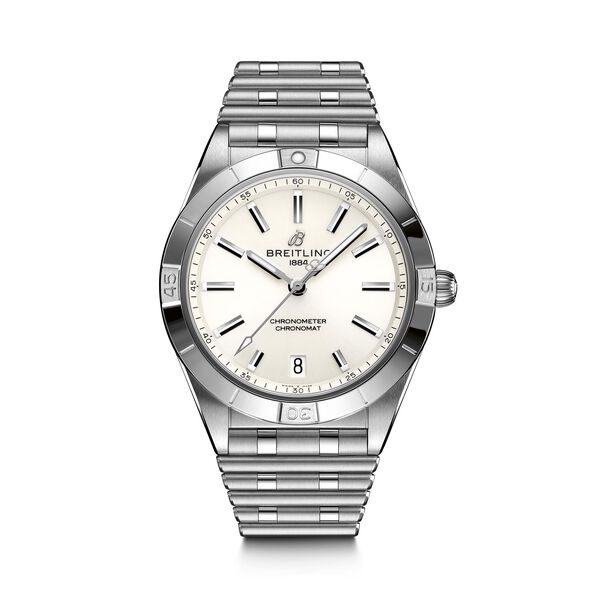 Chronomat automatique 36 acier - blanc