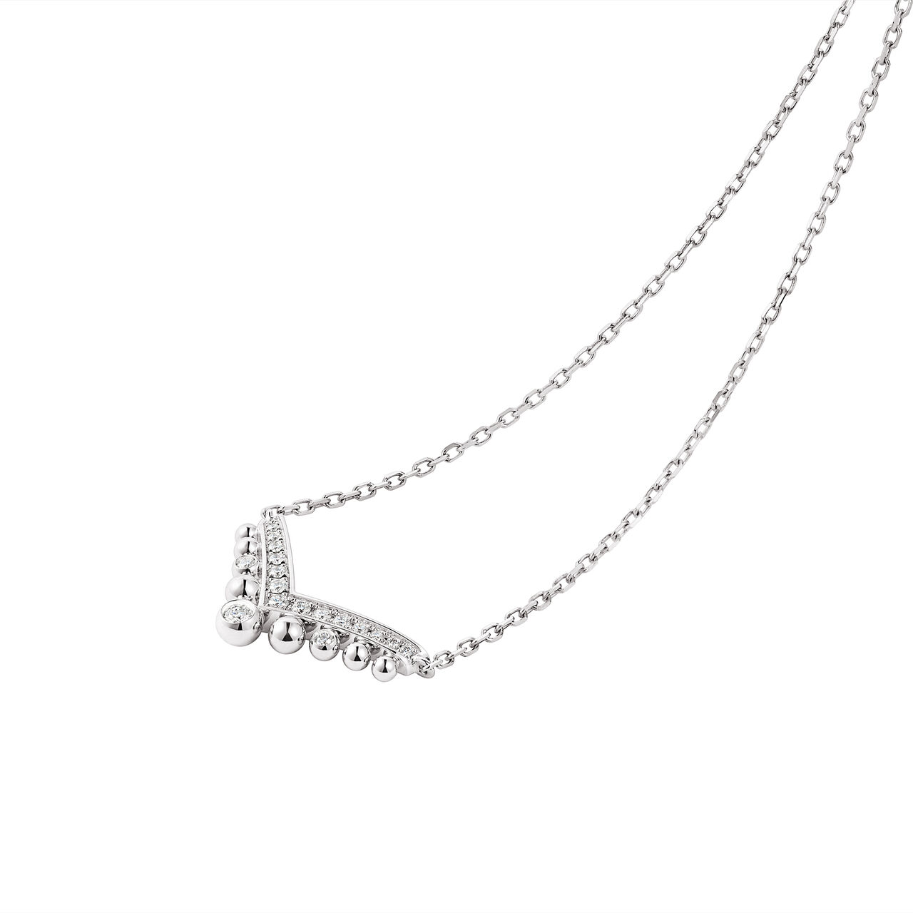 Chaumet Josephine Aigrette White Gold and Diamond Pendant 85959 image number 3