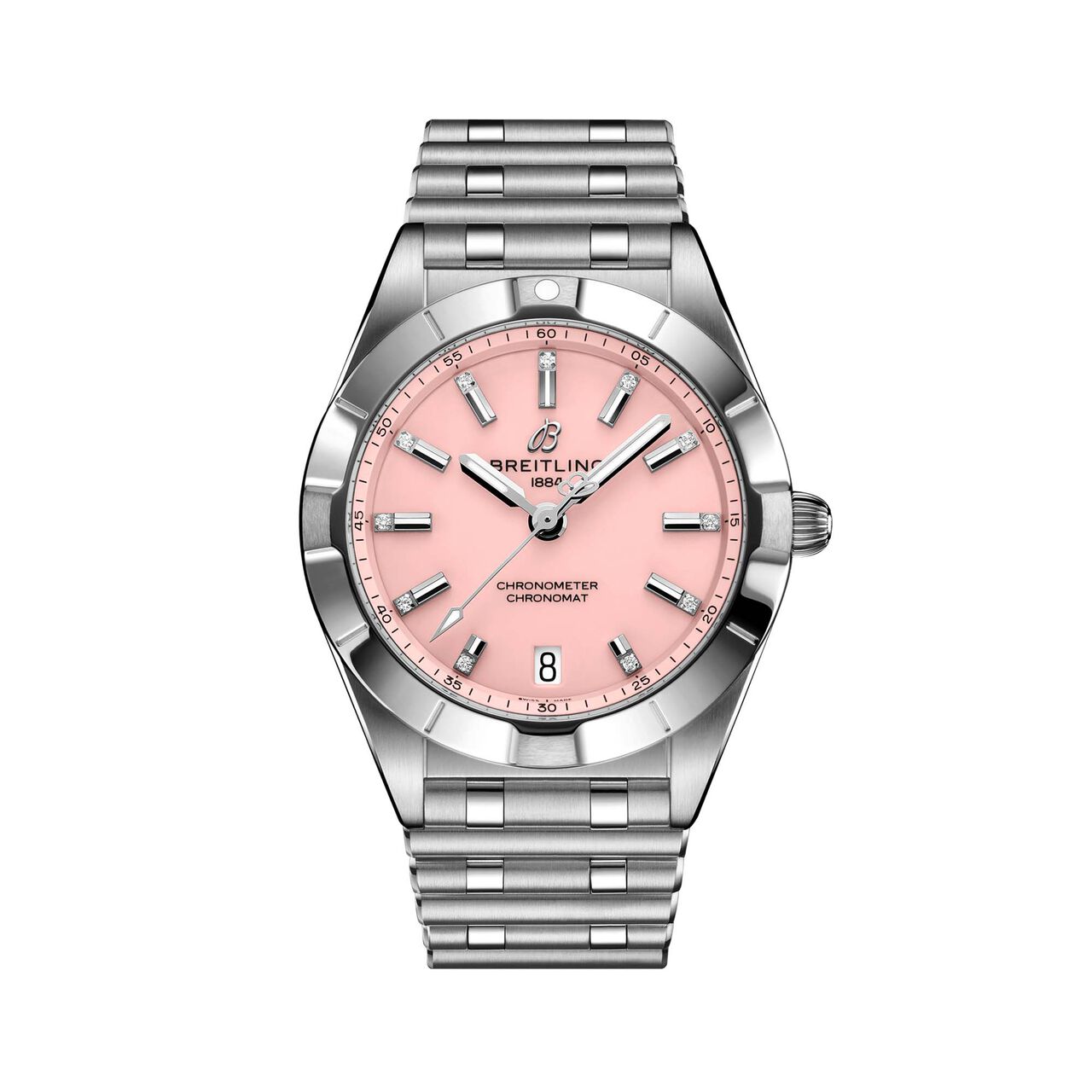 Breitling Chronomat SuperQuartz™ 32 mm Stainless Steel and Diamond image number 0
