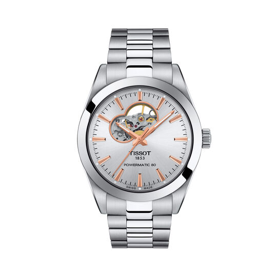 Tissot Gentleman Open Heart Automatic 40 mm Stainless Steel image number 0