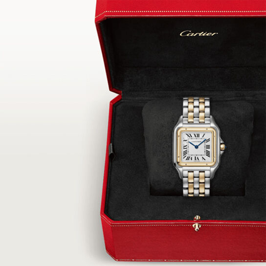 Cartier Panthère de Cartier Large Quartz 42 mm Yellow Gold and Stainless Steel W2PN0016 image number 4