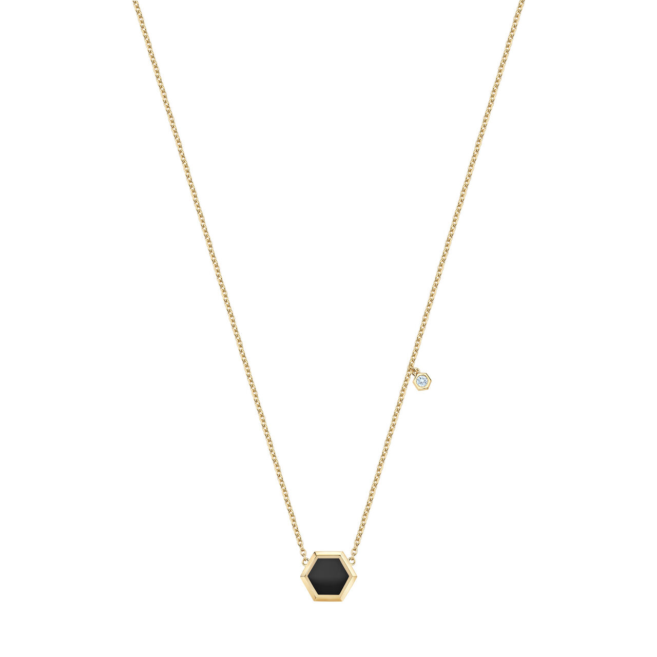 Birks Bee Chic pendentif avec onyx noir et accent en diamant image number 0