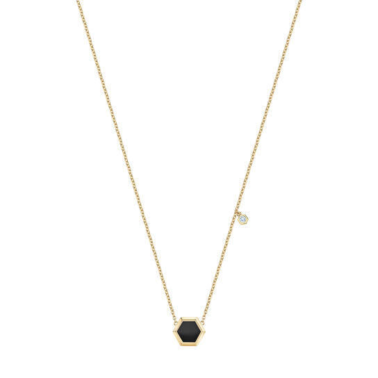 Birks Bee Chic pendentif avec onyx noir et accent en diamant image number 0