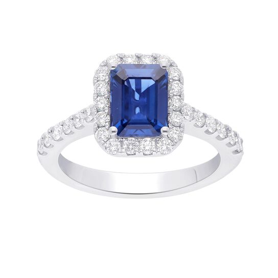 maison birks salon blue sapphire diamond halo ring sg10362r 8x6 bs top image number 1