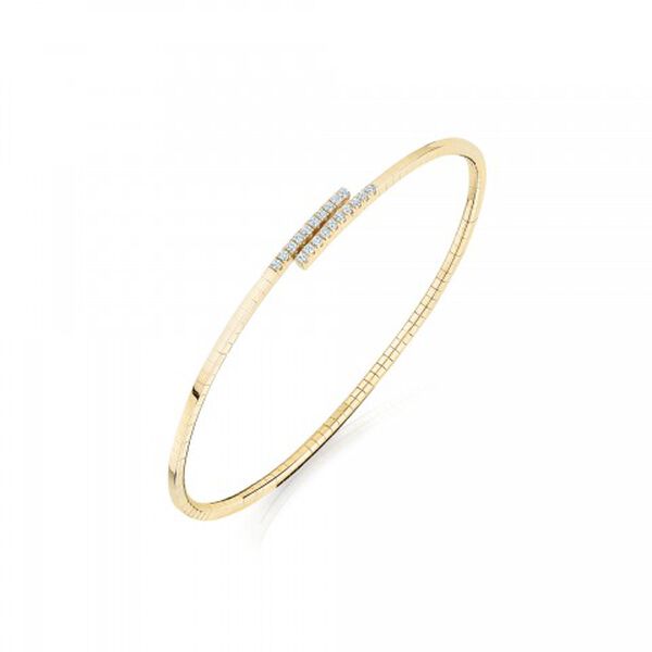 Yellow Gold Flex Wrap Bracelet