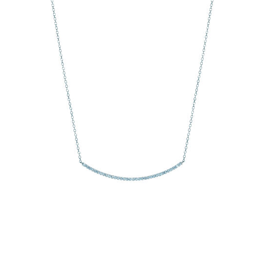 bijoux birks rosee du matin diamond bar necklace image number 0