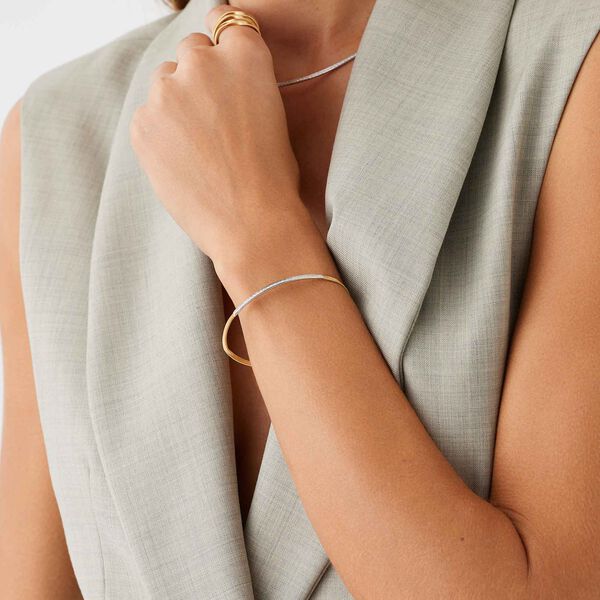 Bracelet Marrakech en or jaune avec diamants