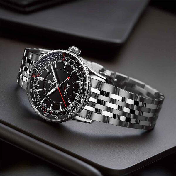 Navitimer Automatic GMT 41 mm Stainless Steel