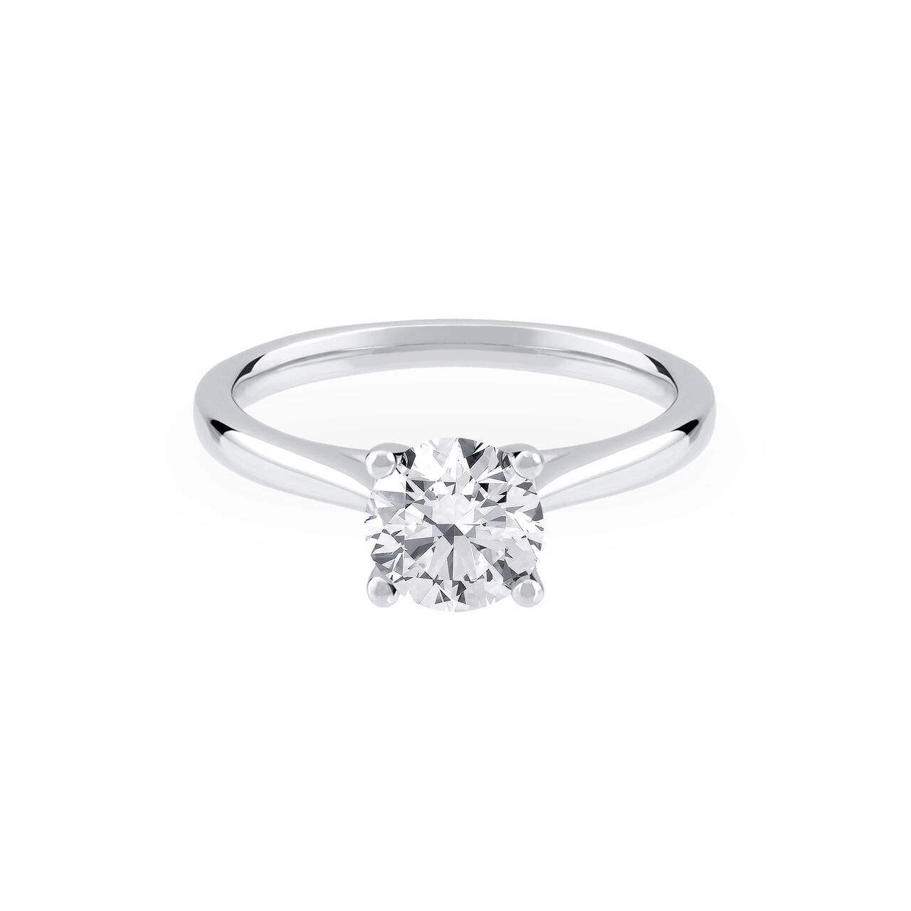 bijoux birks 1879 round solitaire diamond engagement ring image number 0