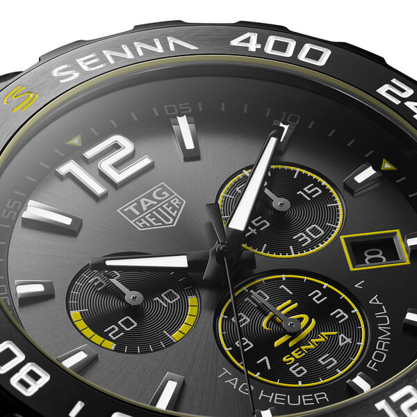Formula 1 X Senna Quartz Chronograph 44 mm DLC Stainless Steel
