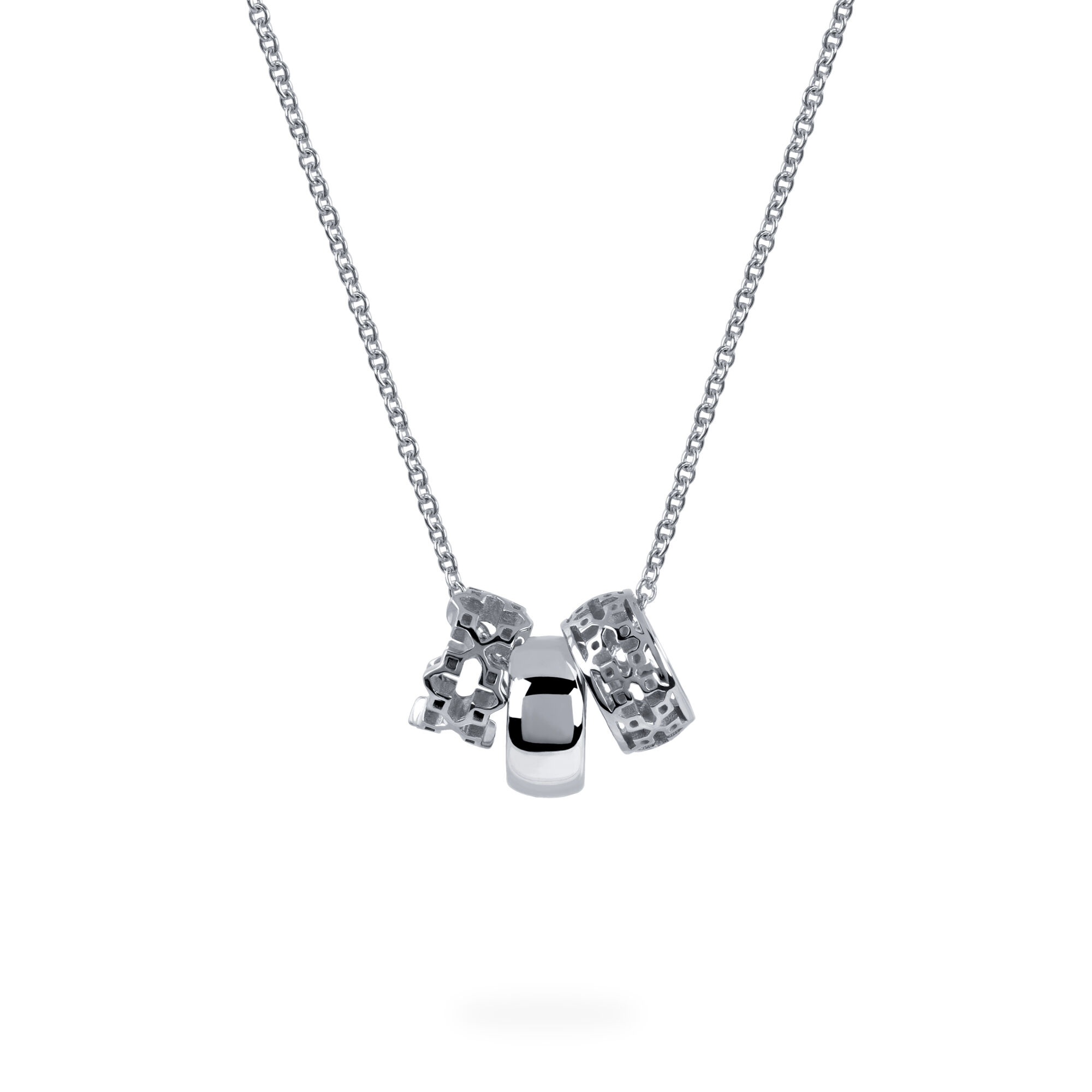 Tiffany three ring necklace top