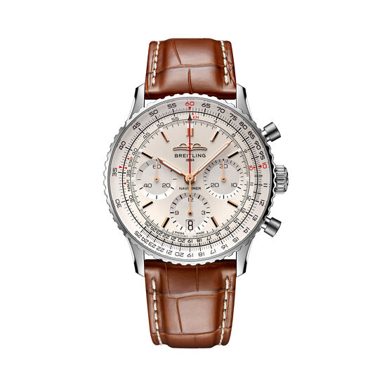 Breitling Navitimer B01 Chronograph Steel 41 - Silver AB0139211G1P1 Front image number 0