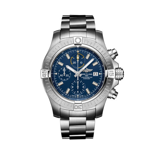 maison birks breitling avenger chronograph 45 steel blue a13317101c1a1 image number 0