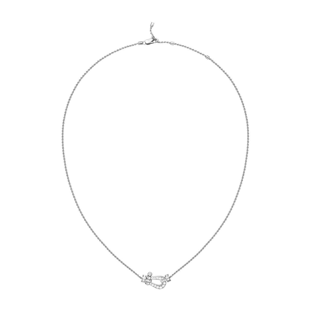 White Gold and Diamond Pavé Pendant image number 2