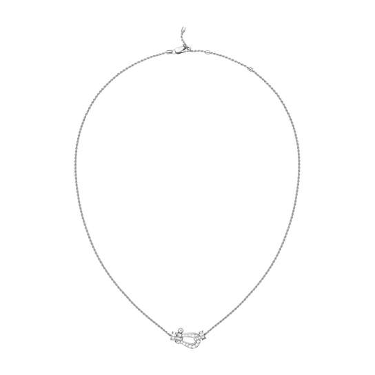 White Gold and Diamond Pavé Pendant image number 2
