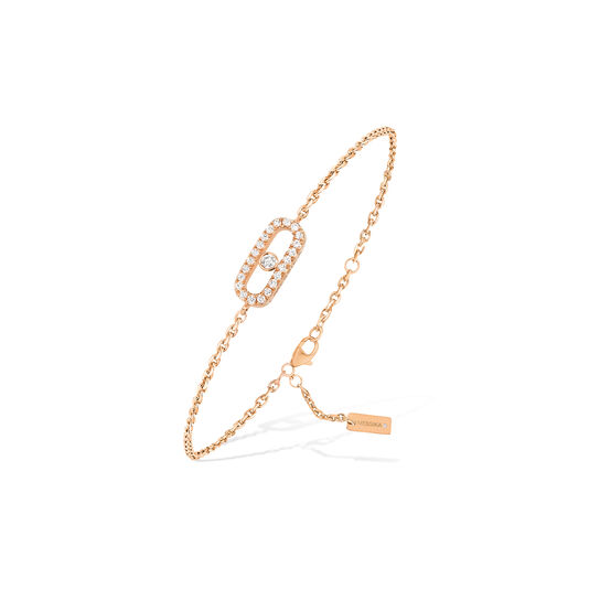 Messika Care(s) Rose Gold and Pav&eacute; Diamond Pav&eacute; Bracelet 12075-PG image number 0