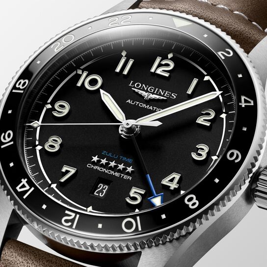 Spirit Zulu 42 mm GMT automatique en acier inoxydable image number 3