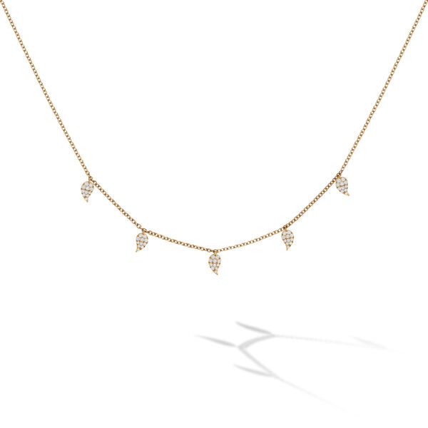 Yellow Gold and Diamond Choker Necklace