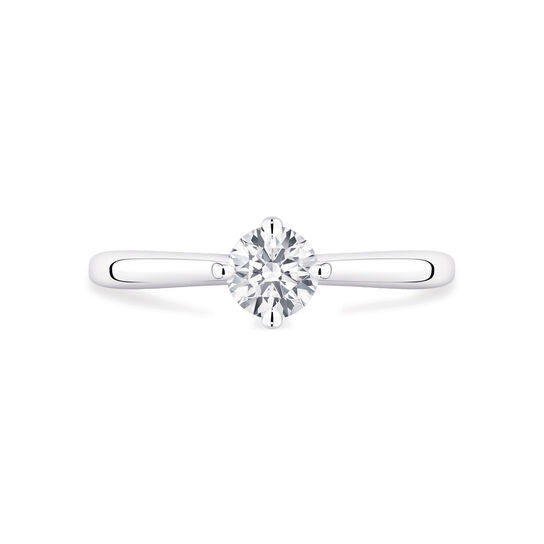 birks-nordic-light-round-solitaire-diamond-engagement-ring-front image number 0