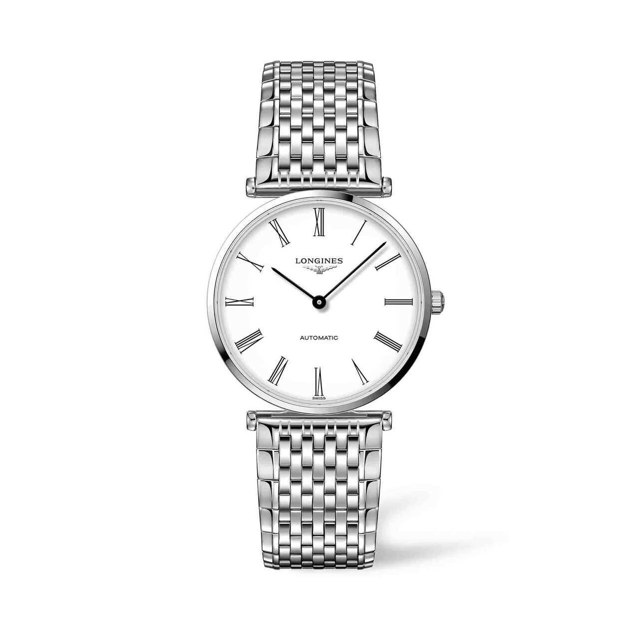 maison birks la grande classique de longines 36mm automatic stainless steel white dial l49084116 image number 0