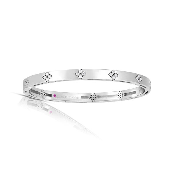 Bracelet jonc Love In Verona en or blanc et diamants
