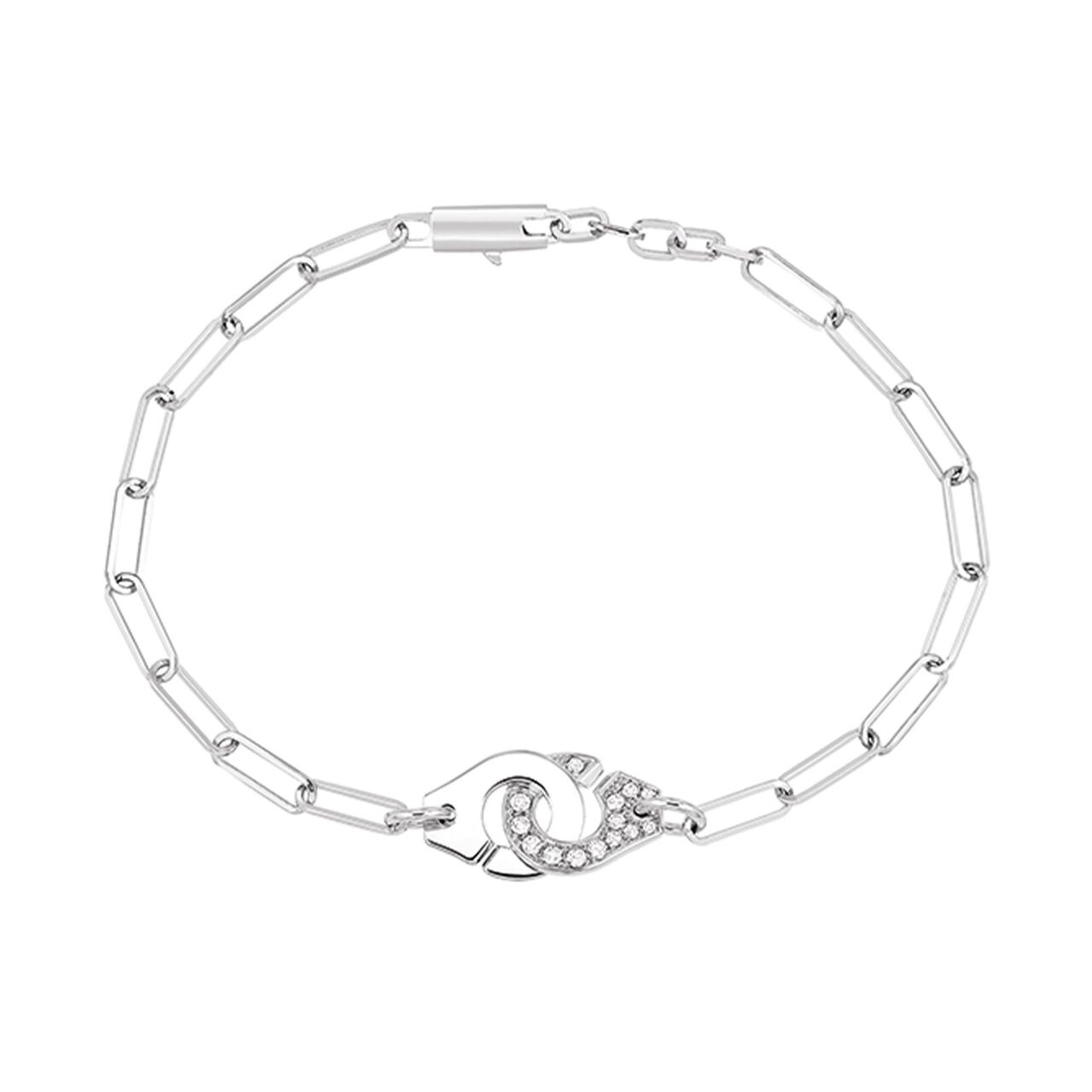 Dinh Van Paris Menottes Dinh Van White Gold Diamonds Bracelet image number 0
