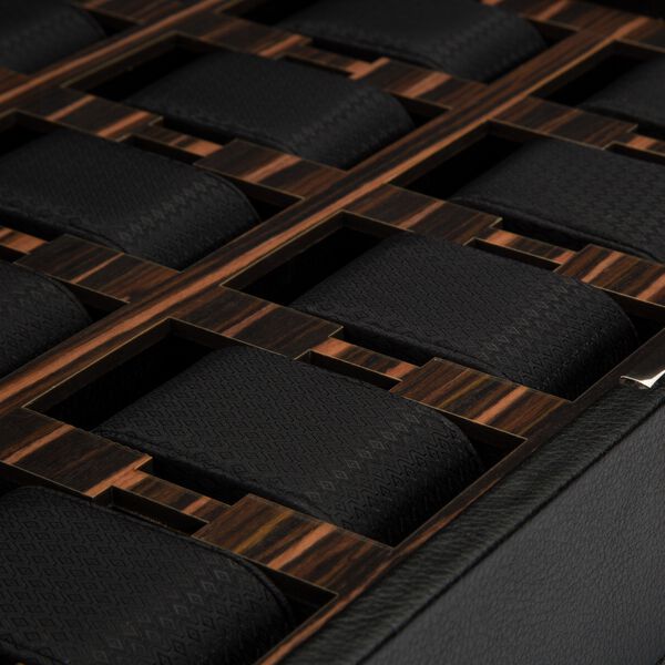 Coffret à montre Roadster 15 pièces noir