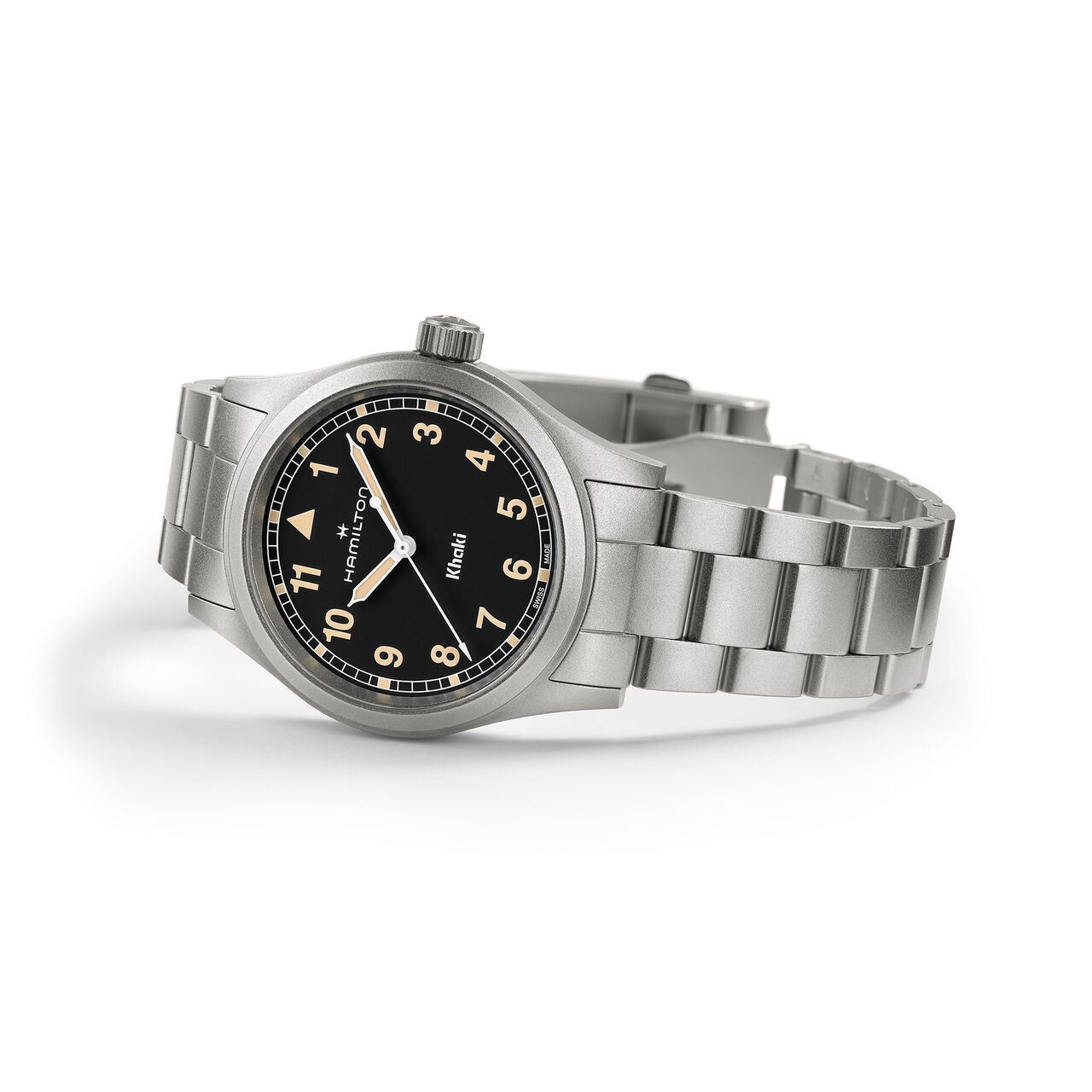 Hamilton Khaki Field 38 mm quartz en acier inoxydable image number 1